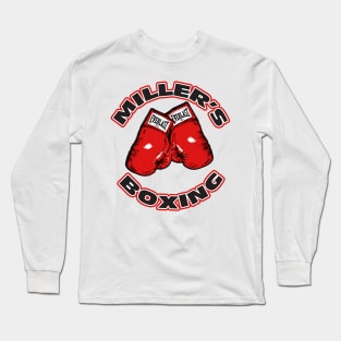 Miller's Boxing Logo (primary) Long Sleeve T-Shirt